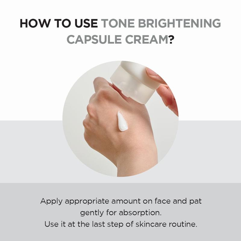 [SKIN1004 Official Shop] Madagascar Centella Tone Brightening Capsule Cream 2.53 fl.oz, 75ml, Non-sticky Hydrating Brightening Moisturizer Skincare Soothing skin  1004