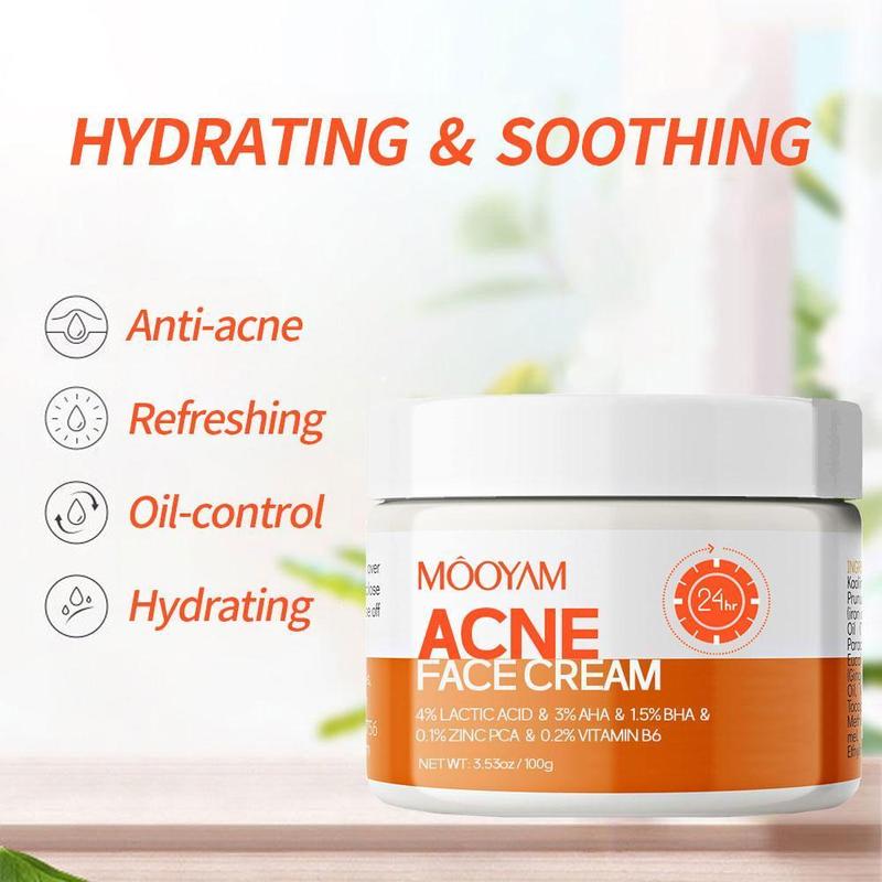 MOOYAM Acne Scar Treatment Cream 50ml Centella & Snail Repair Cream Post-Acne Marks Removal Acne&Pimple Treatment Fragrance Free Paraben Free Skincare Salicylic Skin Repair Sensitive Teens Scent Aroma