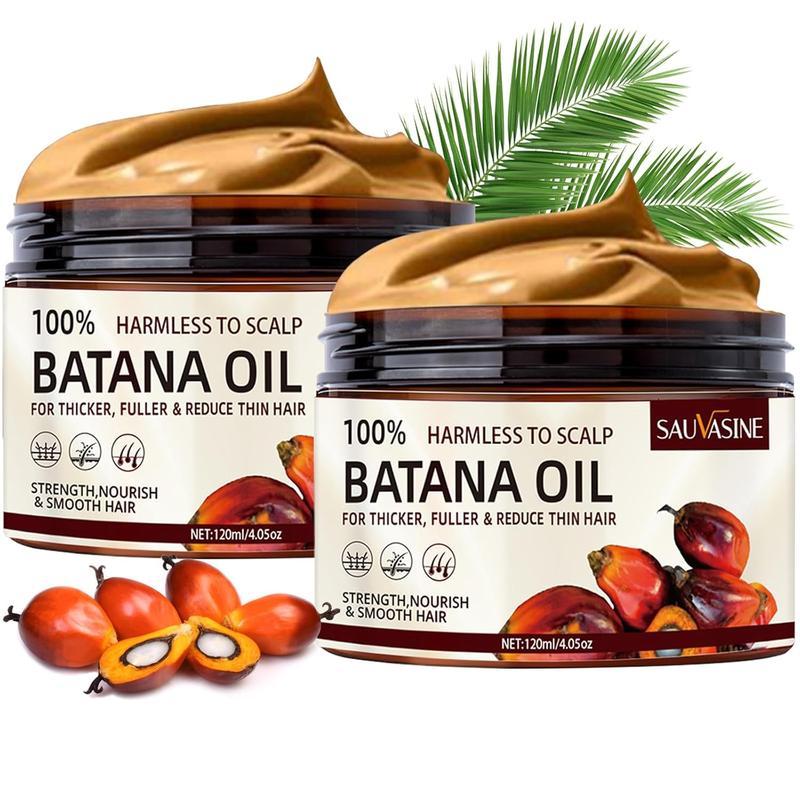 100% Unrefined Batana Oil from Honduras (120ml), Promotes Hair thickness and Healthy Hair  for Men & Women,  Hair Care Organic Shiny Moisture Comfort