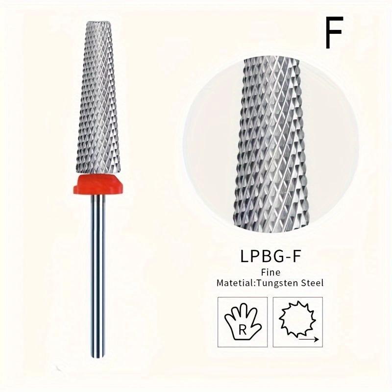 5 in 1 Nail Drill Bit, 1 Count Safety & Fast Nail Polishing Tool, Nail Art Polishing Tool, Manicure & Pedicure Tool for Home & Salon Use