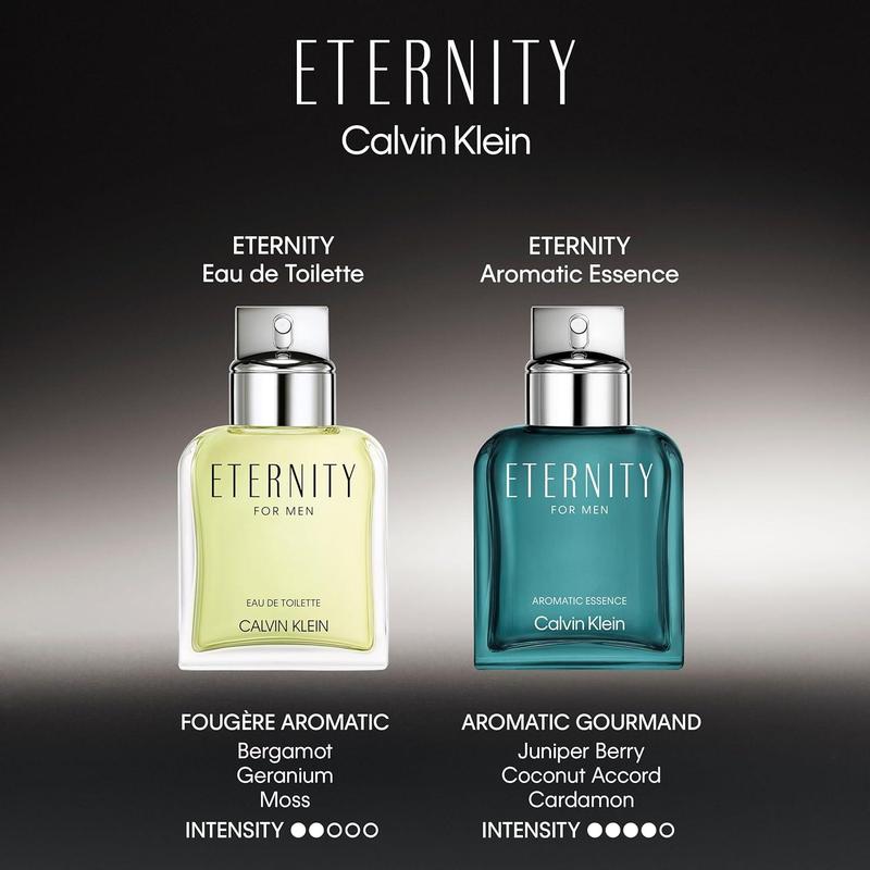 Calvin Klein Eternity Eau de Toilette – Fougère Men's Cologne – With Notes of Mandarin, Sage, Cedarwood & Amber – Luxury Perfumes for Men