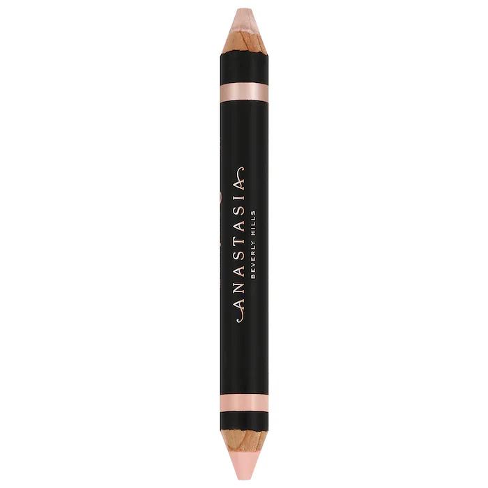 Anastasia Dual-Sided Brow Highlighting Pencil - Matte Camille & Sand Shimmer