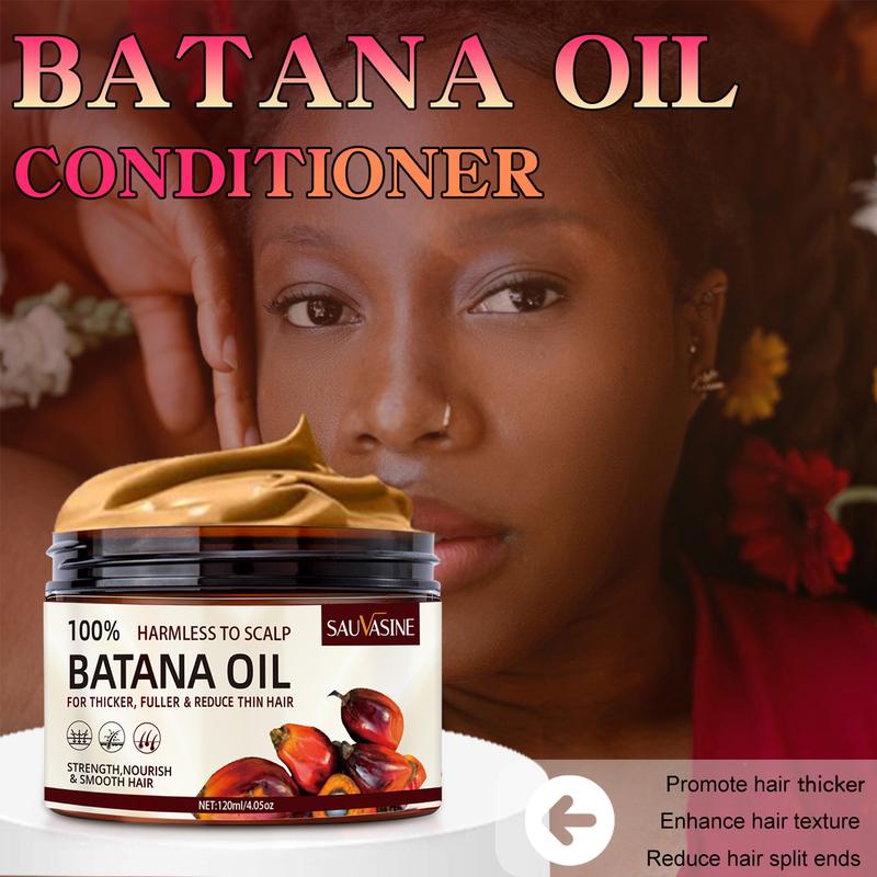 100% Unrefined Batana Oil from Honduras (120ml), Promotes Hair thickness and Healthy Hair  for Men & Women,  Hair Care Organic Shiny Moisture Comfort