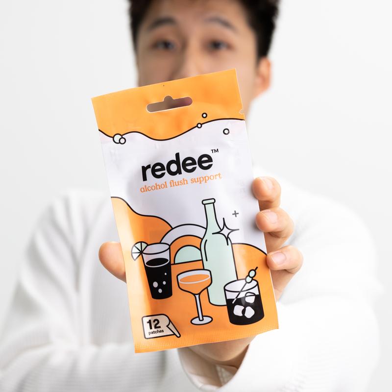 Redee Alcohol Flush Patch - Support For Red Face, Asian Glow, Asian Flush