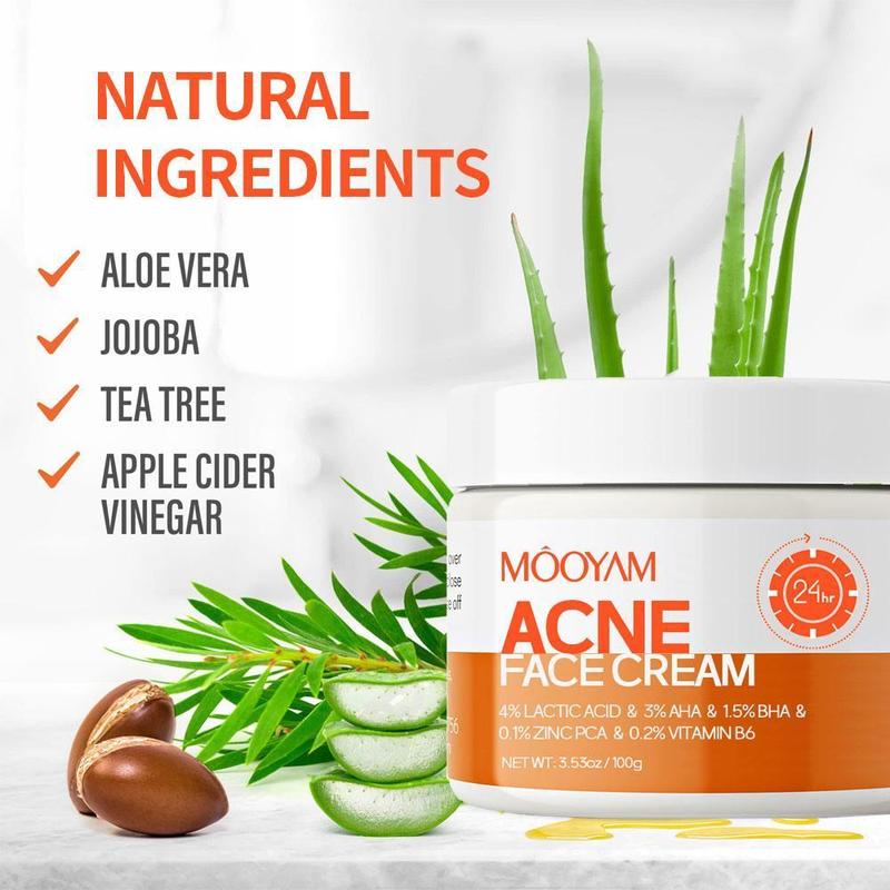 MOOYAM Acne Scar Treatment Cream 50ml Centella & Snail Repair Cream Post-Acne Marks Removal Acne&Pimple Treatment Fragrance Free Paraben Free Skincare Salicylic Skin Repair Sensitive Teens Scent Aroma