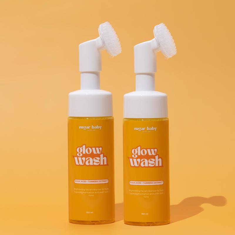 BOGO - SugarBabySkin Glow Wash - Turmeric Lemon & Kojic Acid Facial Cleanser