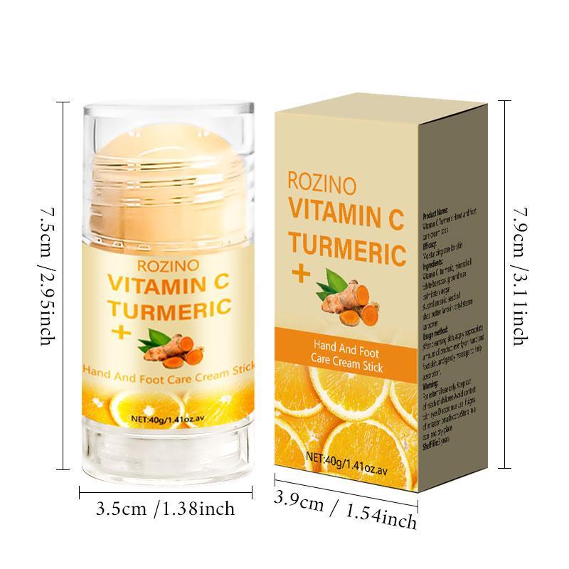 Vitamin C Turmeric Hand & Foot Cream, Deep Moisturizing Hand & Foot Care Lotion, Hand & Foot Care Product for Women & Men