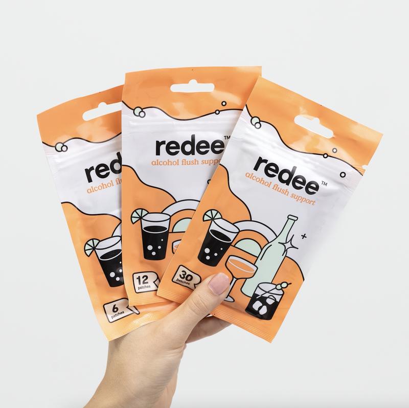 Redee Alcohol Flush Patch - Support For Red Face, Asian Glow, Asian Flush