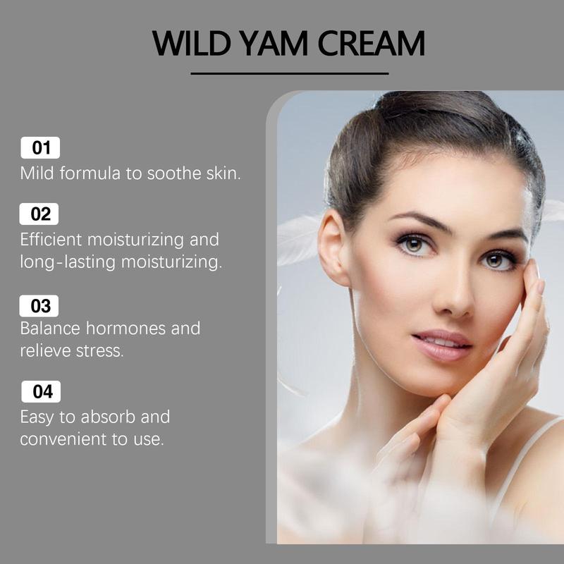 Wild Yam Cream, 2 Boxes Moisturizing Body Cream, Hydrating Body Lotion for Women & Men, Body Care Product for Daily Use, Body Butter, Ordinary Skincare Product