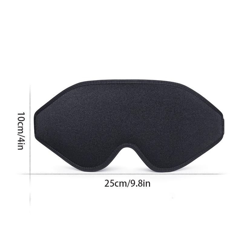 3D Sleep Eye Mask, 1 Count Breathable Memory Foam Eye Cover, Comfortable Eye Care Mask for Travel, Airplane, Office, Home