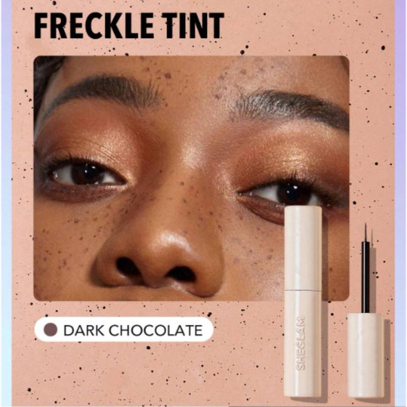 SHEGLAM Freck Please Freckle Tint-Tan  Smudge Tint Waterproof Long Lasting Natural Multi-Use Liquid Contour  Smooth Face Makeup Black Friday Winter Contour & Bronzer