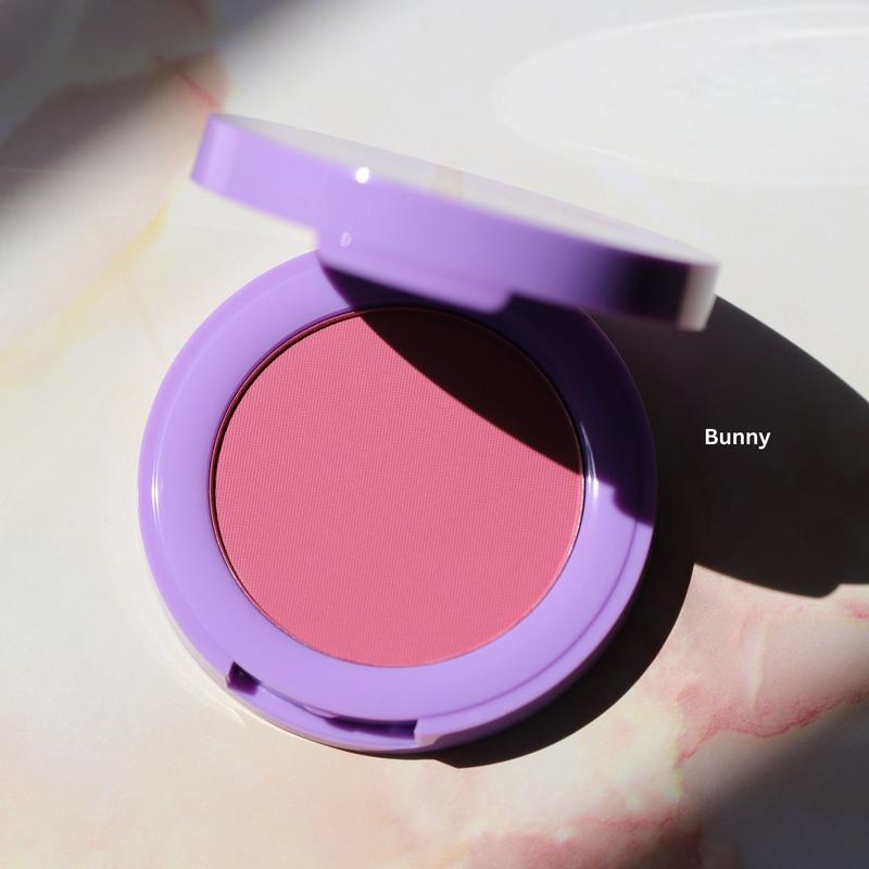 Half Caked Makeup In Bloom Pressed Powder Blush - Primer-Infused, Ultra-Pigmented, Matte - Vegan & Cruelty-Free, 3.8g