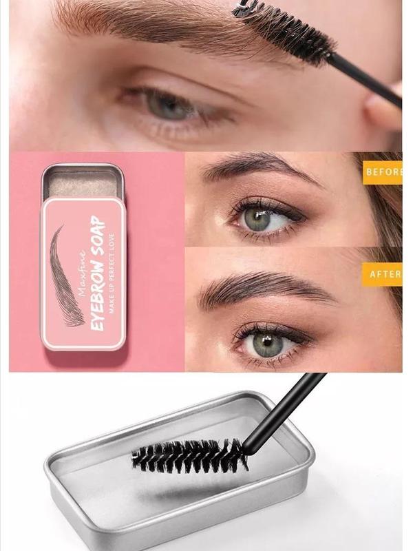 Eyebrow styling soap molding, transparent, refreshing, Long-lasting and natural, Fluffy Brows Makeup Cosmetic