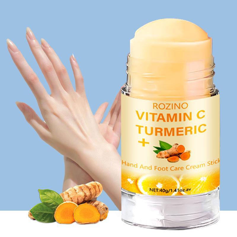 Vitamin C Turmeric Hand & Foot Cream, Deep Moisturizing Hand & Foot Care Lotion, Hand & Foot Care Product for Women & Men