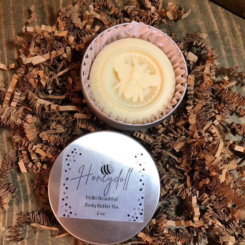 Solid Butter Lotion Bar with Shea and Cocoa Butter Moisturizing