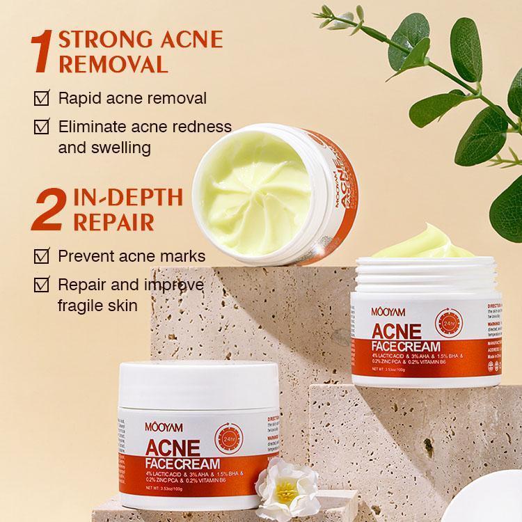 MOOYAM Acne Scar Treatment Cream 50ml Centella & Snail Repair Cream Post-Acne Marks Removal Acne&Pimple Treatment Fragrance Free Paraben Free Skincare Salicylic Skin Repair Sensitive Teens Scent Aroma