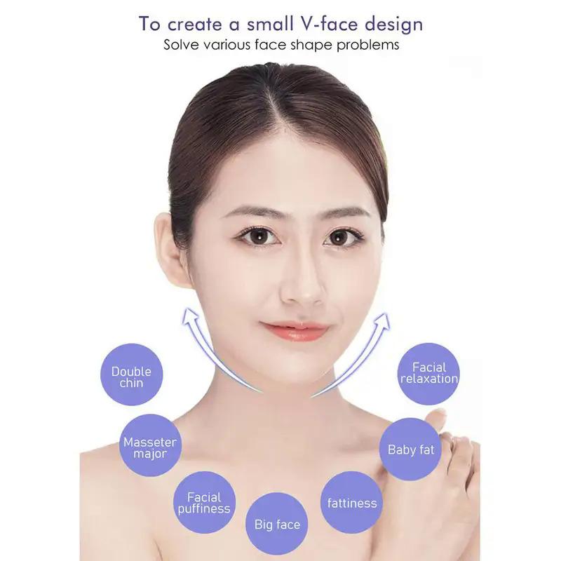 Reusable Face Slimming Bandage V Line Face Shaper Women Chin Cheek Lift Up Belt Facial Massage Strap Face Skin Care Beauty Tools