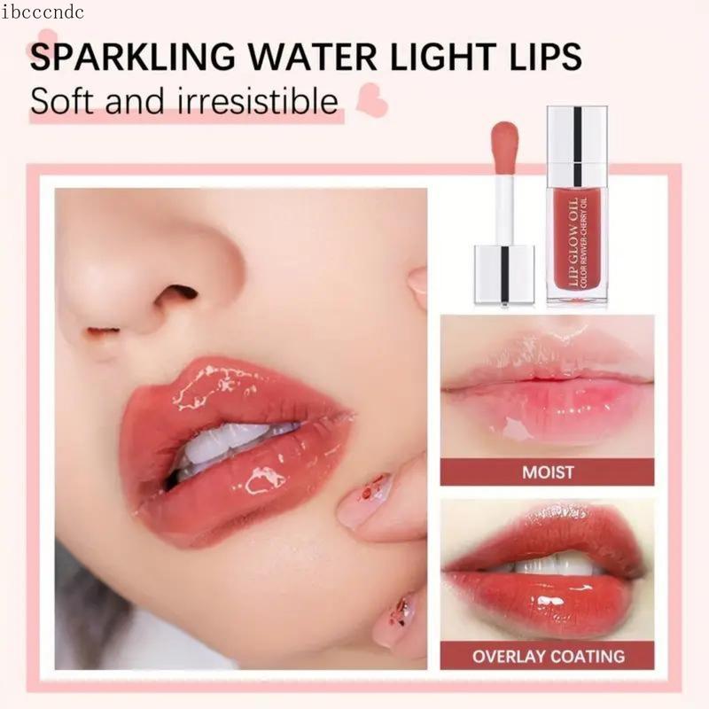 Translucent Lip Balm Lipstick Moisturizing Lip Gloss Transparent Pout Lip Gloss Daily Care Lip Oil