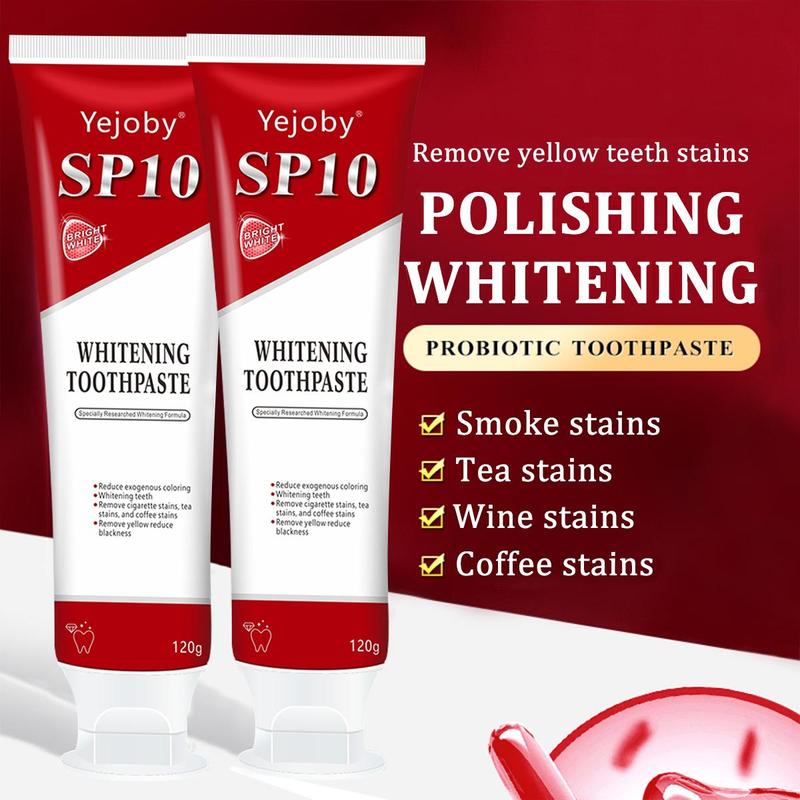 [Upgraded Version] SP-10 whitening Toothpaste, Super sp10 brightening Oral probiotic, sp 10 Bright White Toothpaste for Stain Removing, Fresh Breath & Teeth Health  Whitening Solution Effect is better than SP-7 and SP-8,SP-6 SP-4 sp-6 sp8 sp6 sp4 SP-10