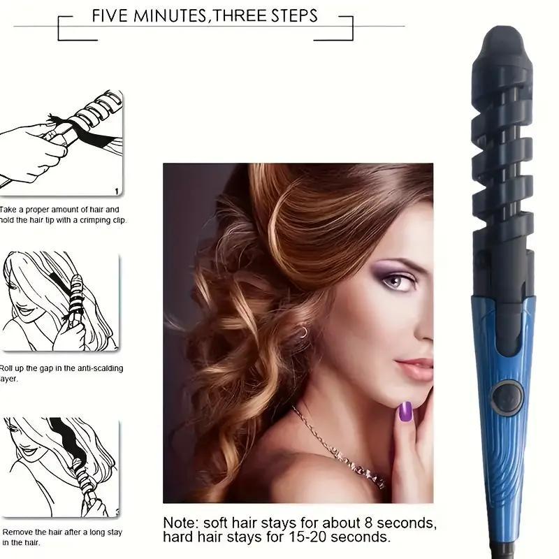 Hair Straightener & Curler Set, 3 Counts Hair Styling Tool Set, Multifunctional Hair Styling Tools For Salon & Home Use