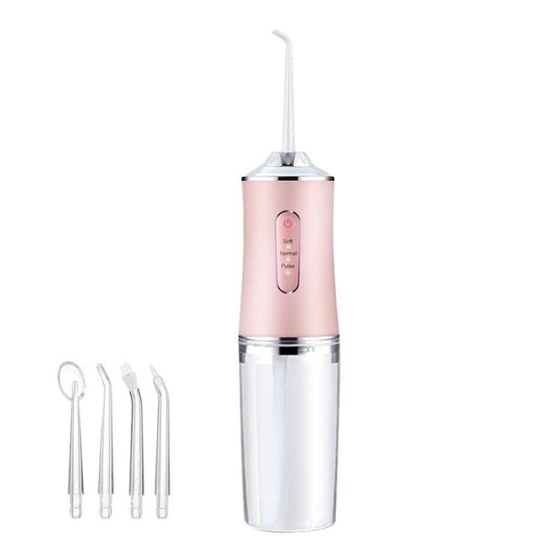 Water Flosser Toothpick - 4 Sprays 3 ModesPortable Cordless Water Flosser for Teeth Cleaning, Waterproof Oral RinseRechargeableSuitable for TravelHome, Gums, Braces CareThree Colors.Christmas Gifts