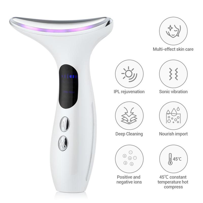 Handheld Neck Massager, 1 Box Neck & Face Massager, Women's Personal Care Products, Skin Care Massager, Wrinkle & Tighten and Lift Massager