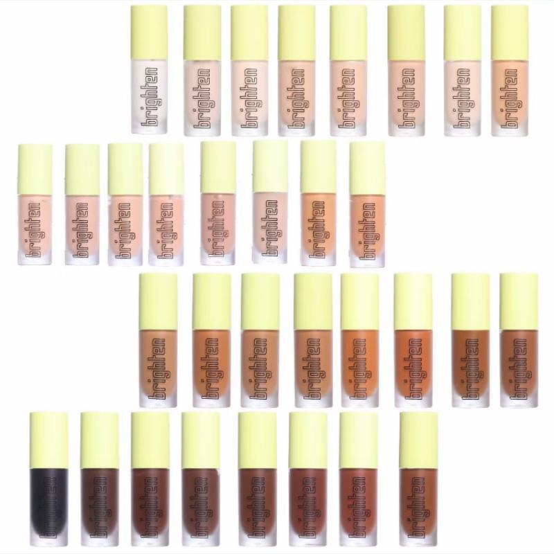 Long Lasting Concealer, 1 Box Brightening Concealer Cream, Full Coverage Flawless Makeup Concealer, Makeup Product for Women & Girls, Made by Mitchell Brighten Concealer