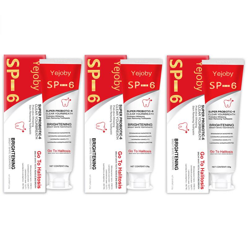 (3 Counts only 19.99$) SP-6 Toothpaste  Oral Health Management, Fresh Breath SP-8 SP-4