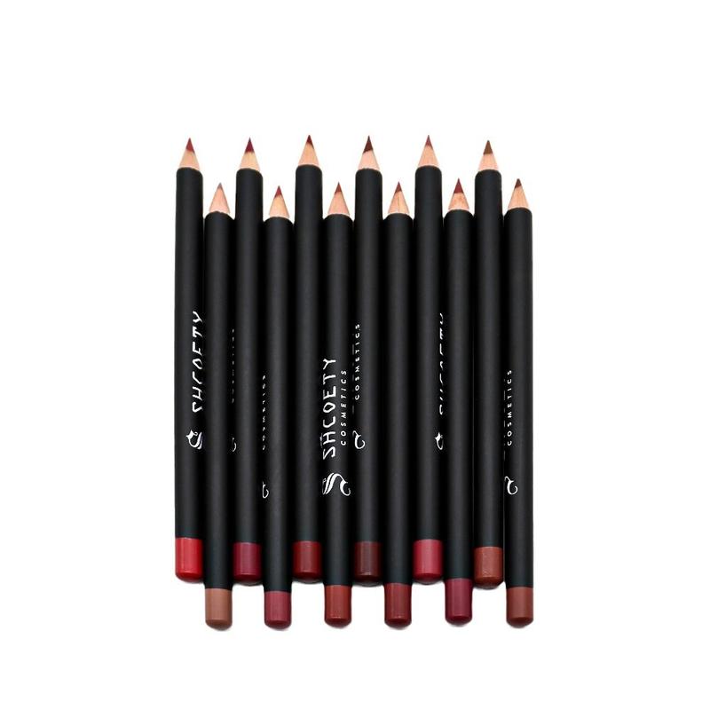 12-color Matte Lip Liner Set Nude Long-lasting Makeup Eyeliner Long Lasting Silky Cosmetic Lipliner Gift holy grail line loud Smooth Waterproof