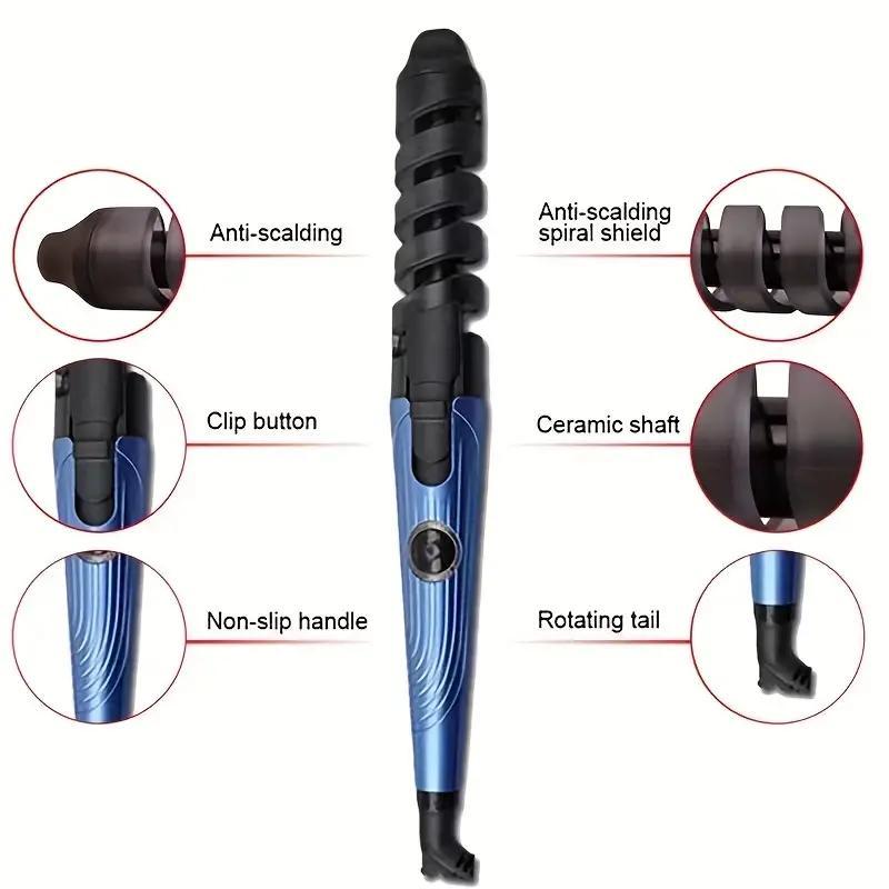 Hair Straightener & Curler Set, 3 Counts Hair Styling Tool Set, Multifunctional Hair Styling Tools For Salon & Home Use