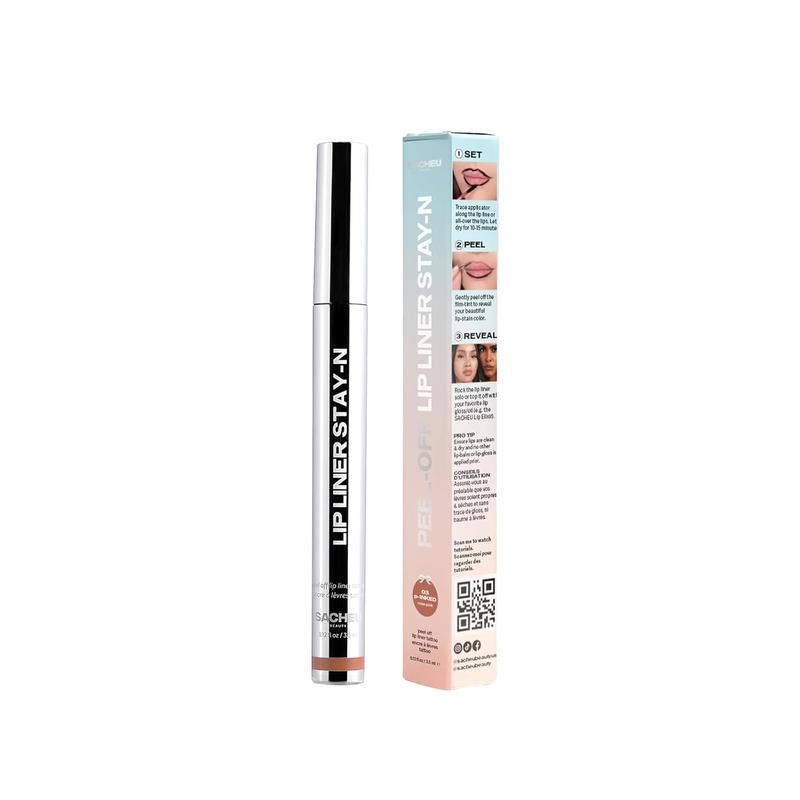 Lip Liner Stay-N - Peel Off Lip Liner Tattoo, Long Lasting Lip Stain Peel Off, Infused with Hyaluronic Acid & Vitamin E