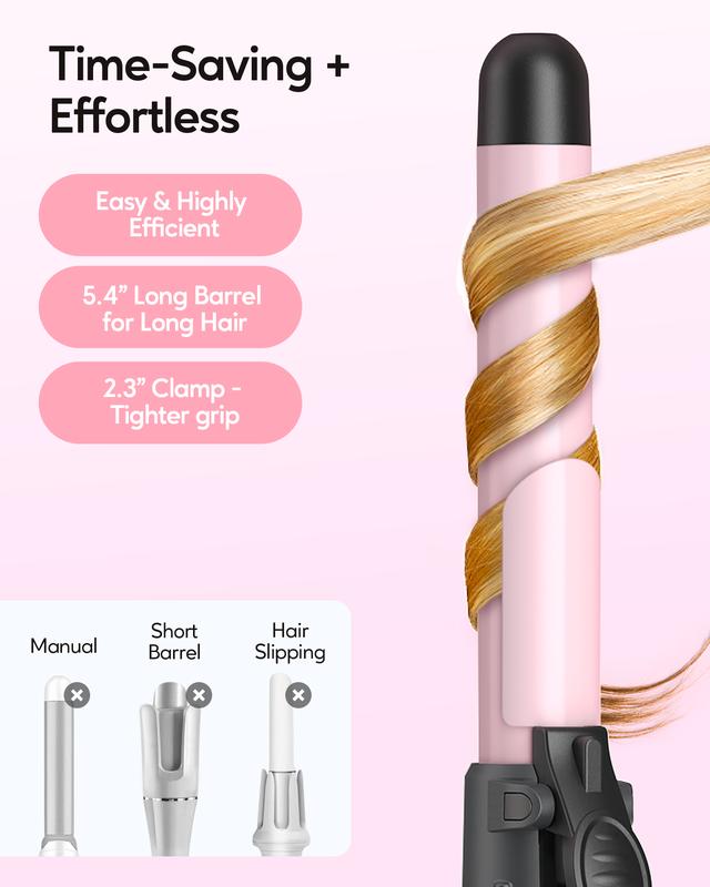 Wavytalk Rotating Curling Iron 1 inch - Creates perfect waves with ease