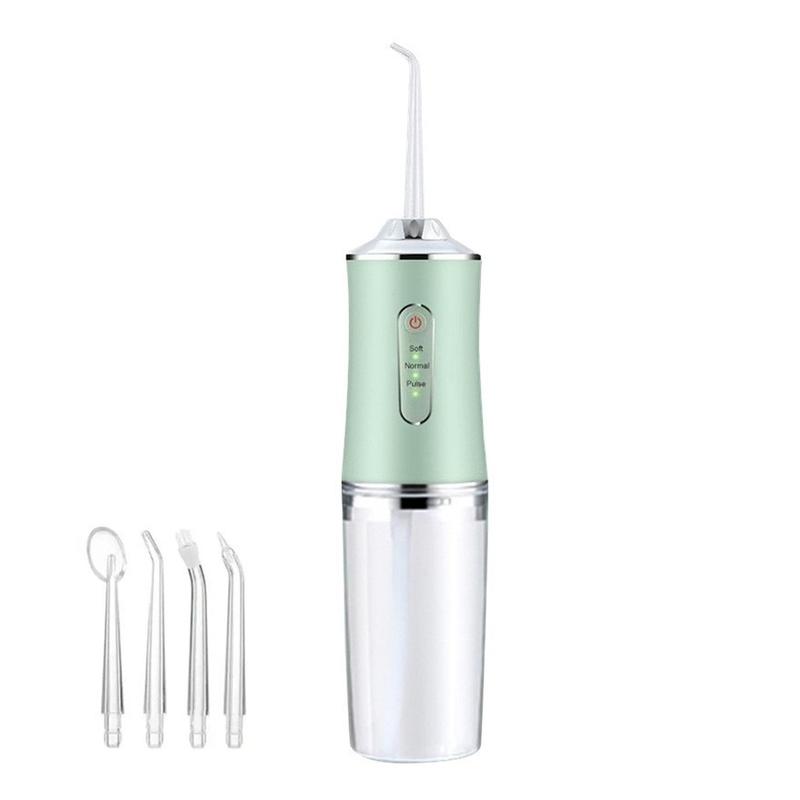 Water Flosser Toothpick - 4 Sprays 3 ModesPortable Cordless Water Flosser for Teeth Cleaning, Waterproof Oral RinseRechargeableSuitable for TravelHome, Gums, Braces CareThree Colors.Christmas Gifts