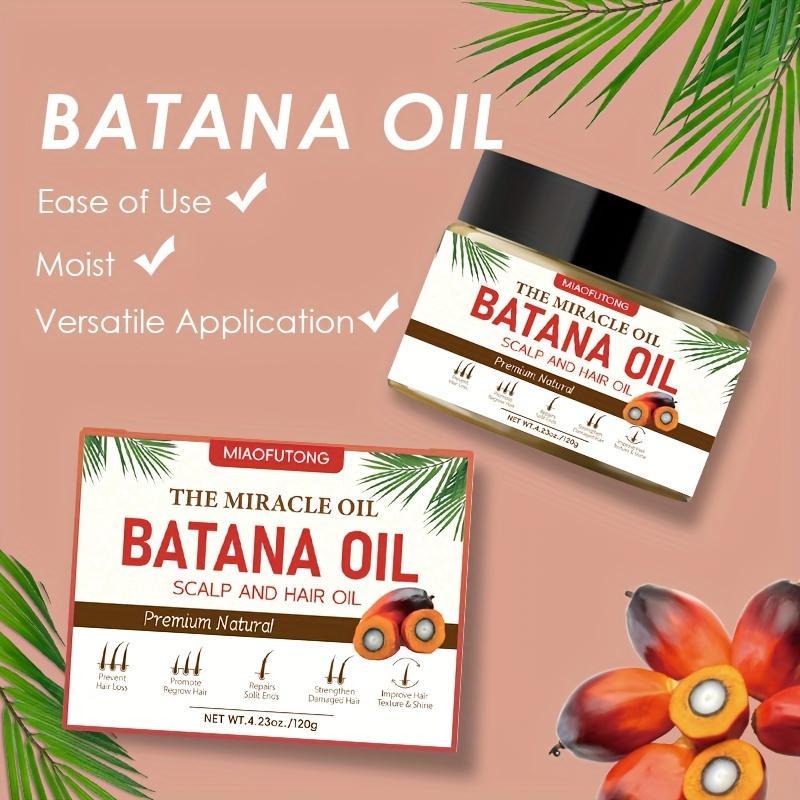 Batana Oil Hair & Scalp Care Set, 1 Count Moisturizing Hair Mask & 1 Count Nourishing Hair Oil, Hair Care & Styling Product for Dry & Damaged Hair