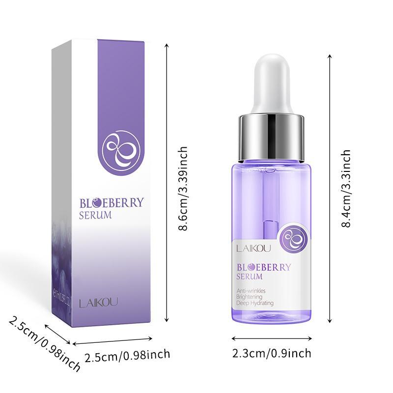 Blueberry Extract Facial Serum, Multi-functional Skin Brightening Deep Facial Ordinary Serums, Deep Moisturizing Serum Deeply Hydrate & Comfort Skin