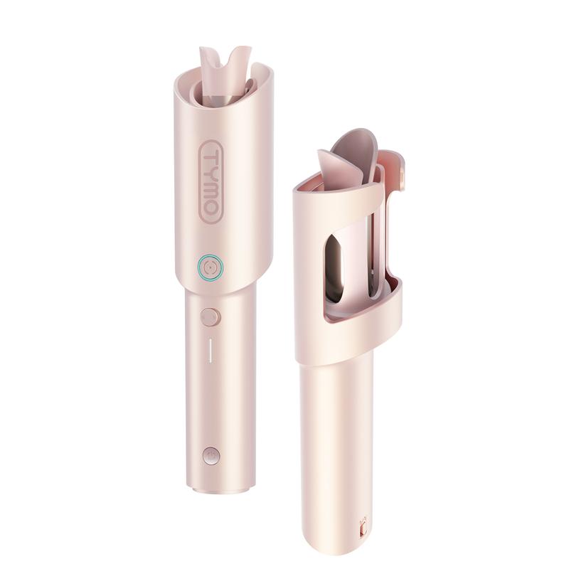 TYMO CURLGO - Cordless Automatic Curling Iron Negative Ionic with Comfort Handles comfortable handle