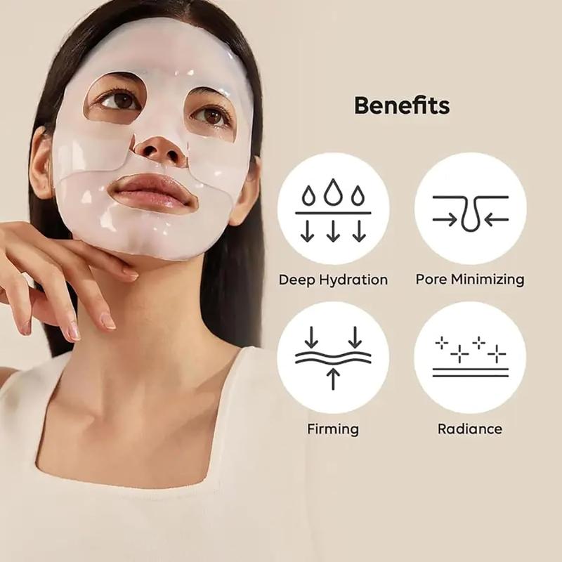 Bio Collagen Mask, Deep Collagen Wrinkle Lifting Mask, Quasi Bio Collagen Face Mask Deep Hydrating Firming Overnight Hydrogel Mask