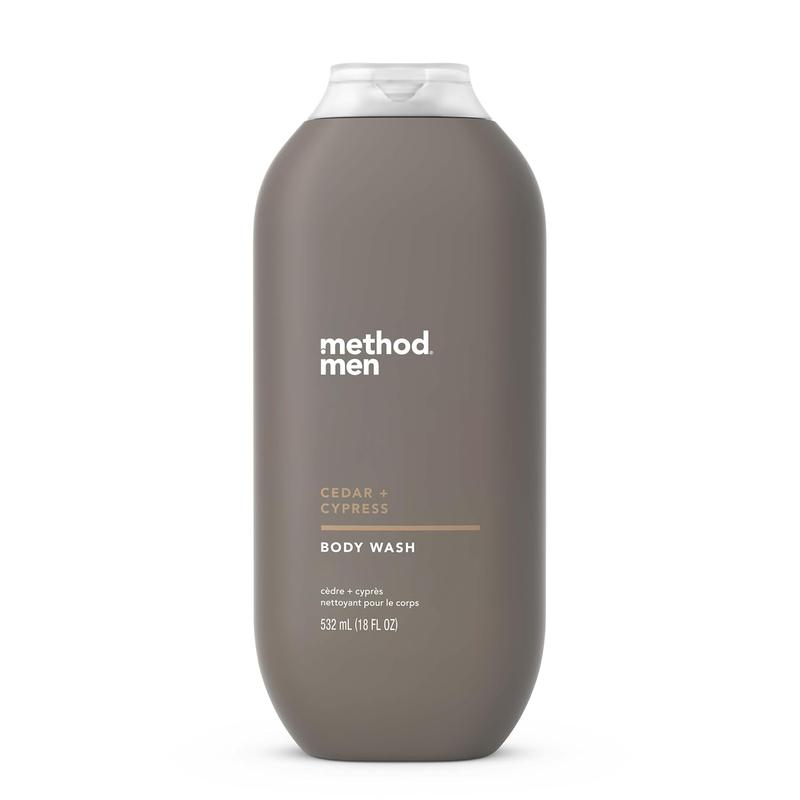 Method Men Body Wash, Cedar + Cypress, Paraben and Phthalate Free, 18 fl oz (Pack of 1)