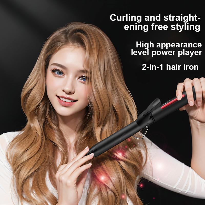 Rotating Curling Iron, Multifunctional Hair Curler for Beach Waves, Professional Automatic Hair Styling Tool for All Hair Types, Multi-setting Temperature Waves Curler