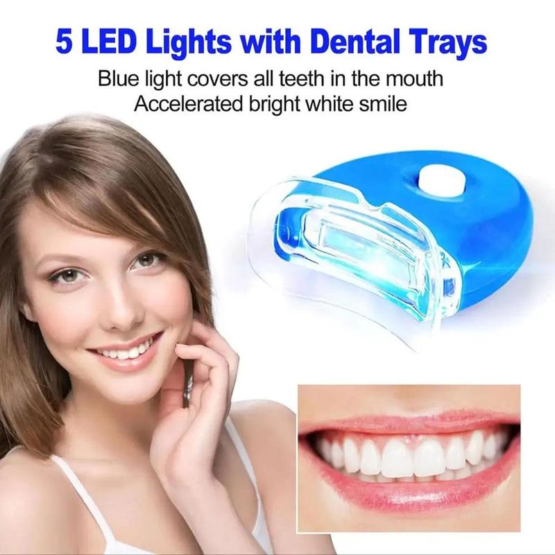 Wireless Rechargeable Teeth Whitening Kit, 1 Set Portable Teeth Whitening Kit, Including 4 Teeth Gel Pens, for Daily Use, Easy To Carry & Use, Summer Gift Glitter Toothpaste