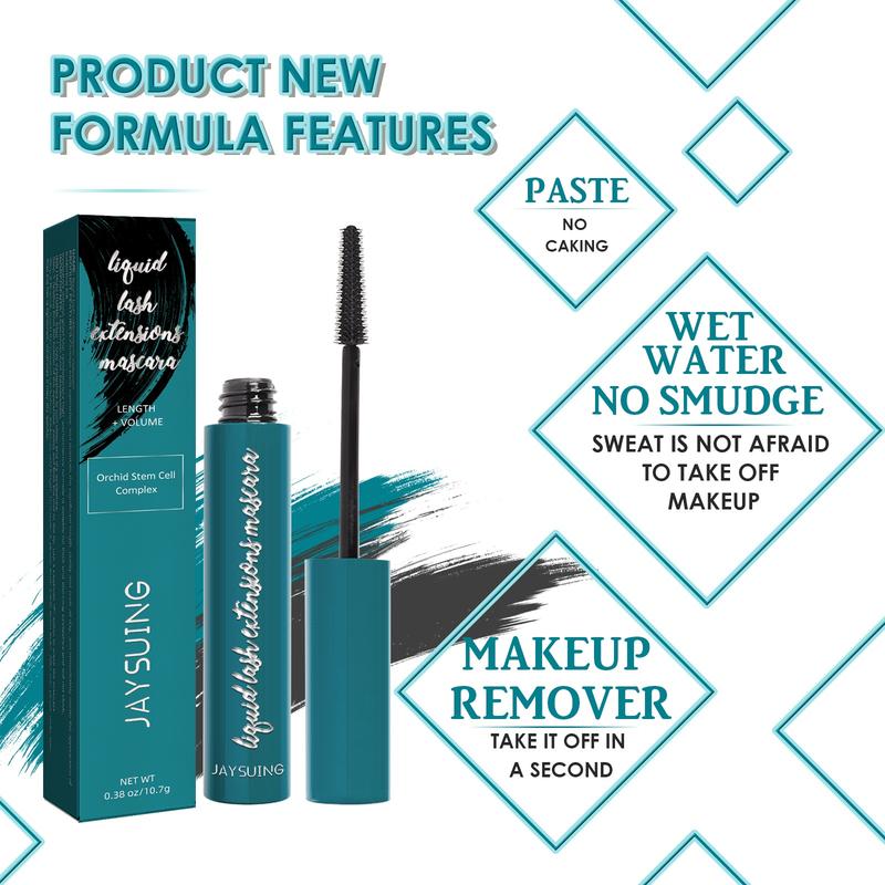 Mascara Liquid Lash Extensions, Thrive Liquid Lash Extensions Mascara,Premium Waterproof Smudge-proof Natural No Clumping Smudging Lasting All Day Makeup Eyelash Cosmetic