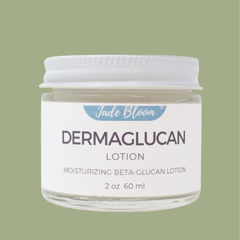 2 Oz Dermaglucan Lotion with Safflower Oil JADE BLOOM Body Care Daily