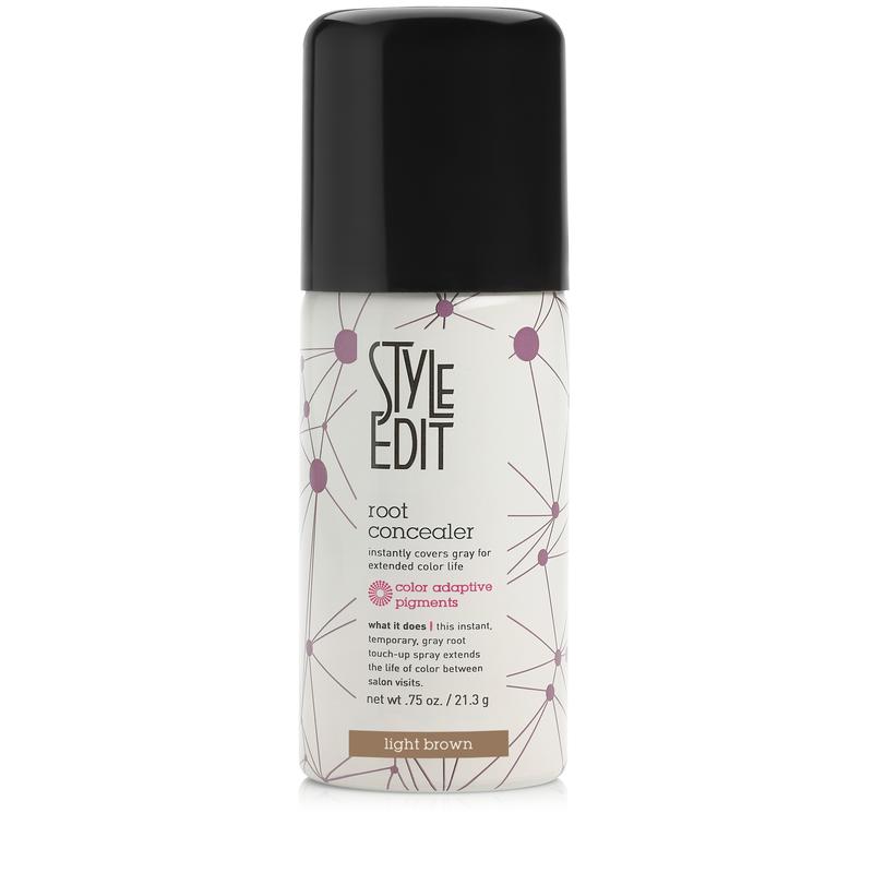 Style Edit Travel Size Root Concealer Spray Hair Dye Color Haircare For Gray Hair Roots or Thinning Hair with Nozzle