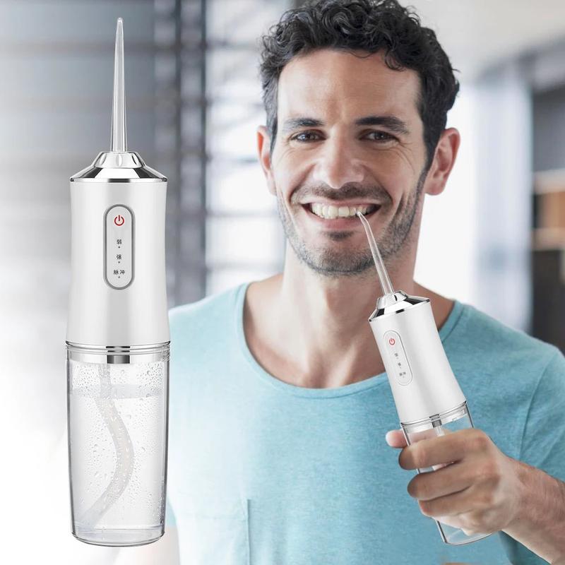 ETHME Water Flosser for Teeth - 4-in-1 Cordless Oral Irrigator with DIY Mode, 4 Jet Tips, Portable & Rechargeable - Perfect Gift for Oral Cleaning, Bad Breath Removal, Plaque Removal, and Teeth Protection - Deals for You Days