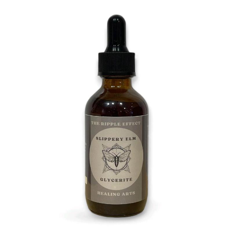 Slippery Elm Glycerite Drops by the Ripple Effect