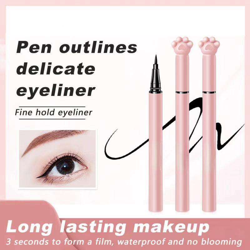 Liquid Eyeliner Pen, Waterproof Long Lasting Eyeliner Pencil, Quick Drying Eyeliner Pen with Precise Flexible Tip and Comfortable Grip