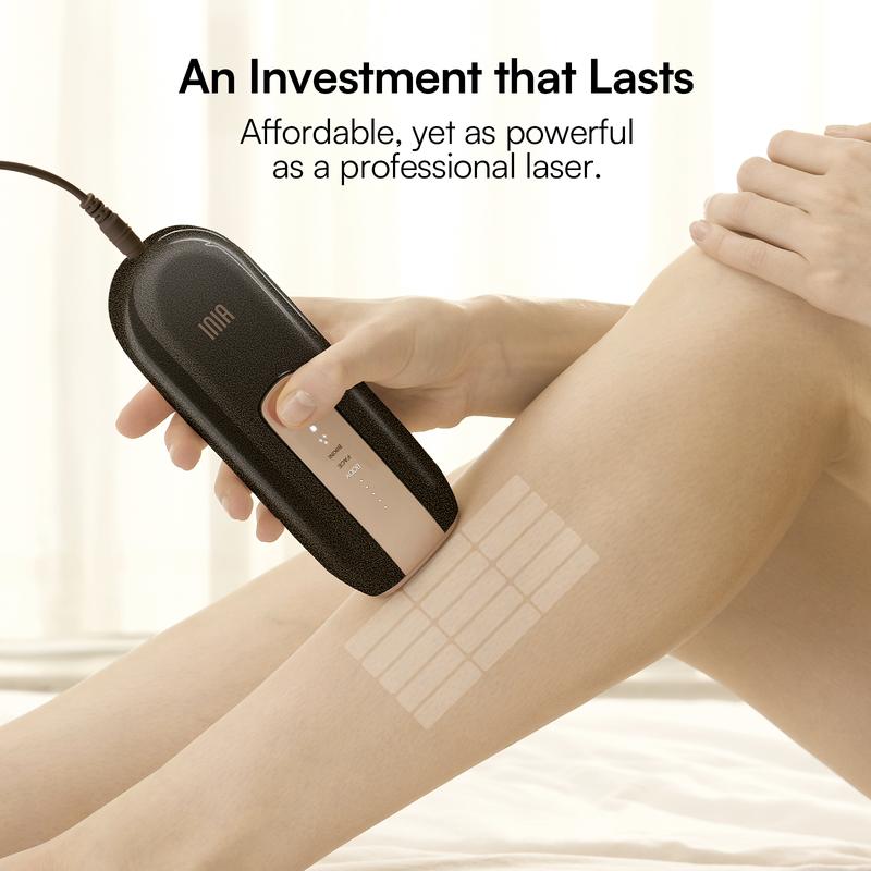 [Christmas Gift Exclusive] INIA FOND IPL At-Home Laser Hair Removal Device, Hair Root Elimination, 16.5J Energy, Custom Modes, Unlimited Flashes, FDA Cleared, 2-Year Warranty, for Women and Men, Perfect Gift Season Pick, Winter Gift