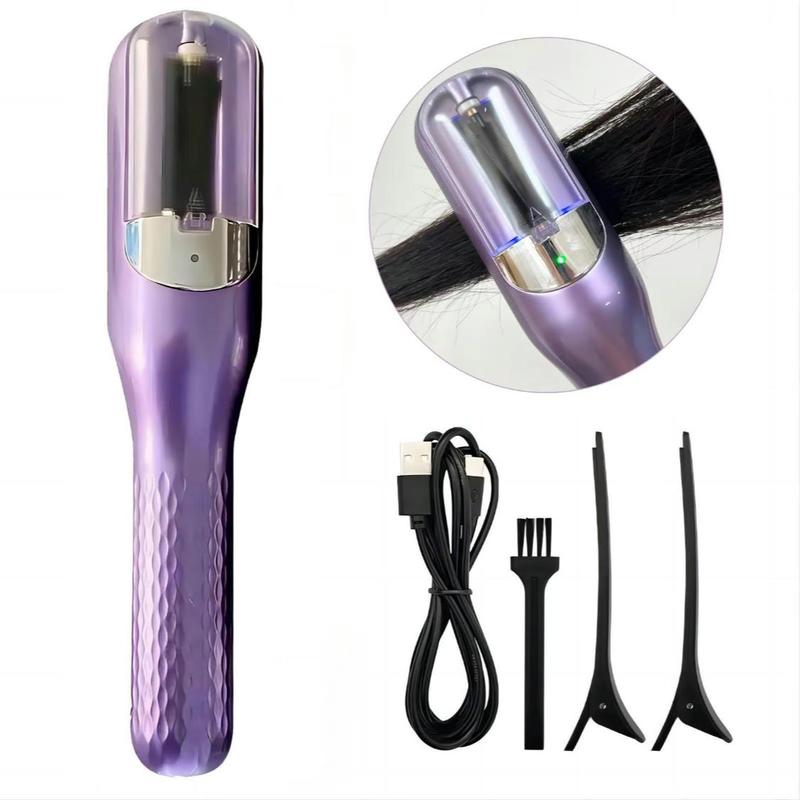 2 in 1 Rechargeable Cordless Split End Hair Trimmer Automatic Rechargeable Split Hair Clipper for Dry Damaged Splitting Broken Hair, Hair Styling Tools for Women, Hair Trimmer