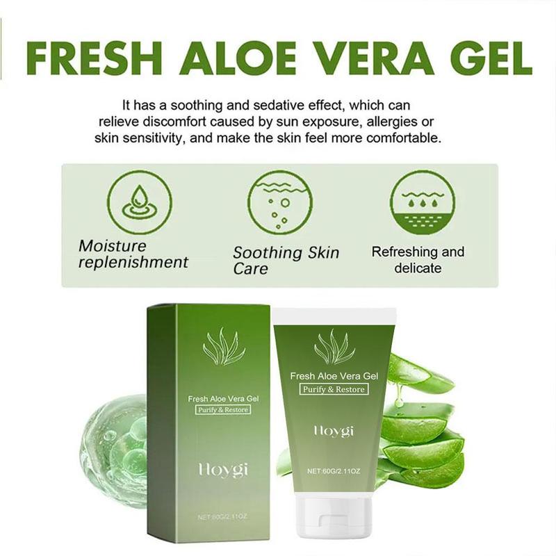 Aloe Vera Gel, Moisturizing Aloe Vera Gel, Hydrating Aloe Vera Gel, Aloe Vera Gel for Face & Body