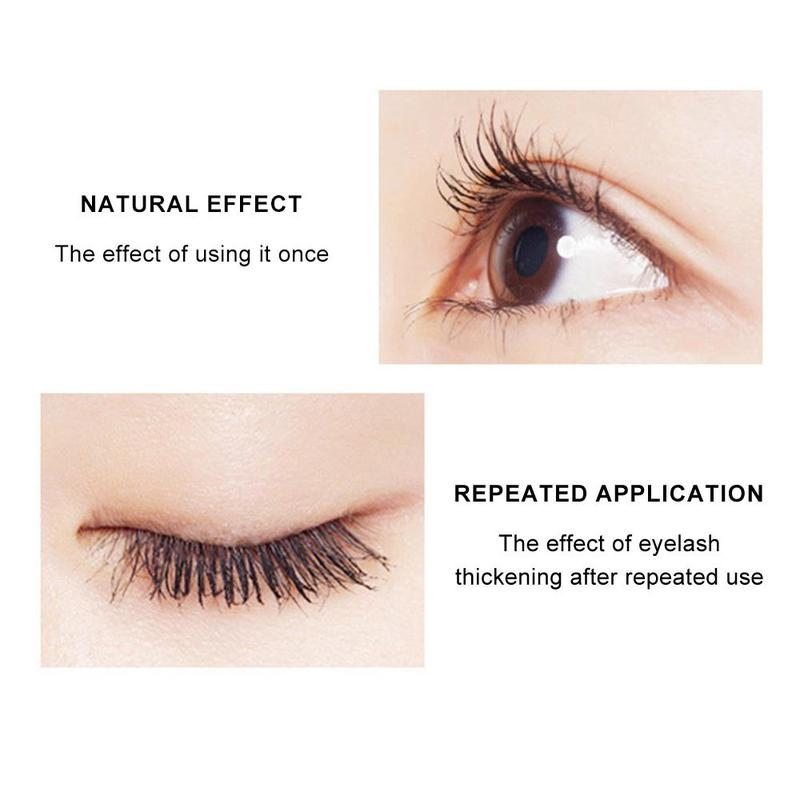 Waterproof 4D Eyelash Lengthening Mascara, 1 Count Long Lasting Quick Drying Sweat Proof Eyelash Extensions Volume Building Mascara, Professional Eye Enhancement Makeup Products